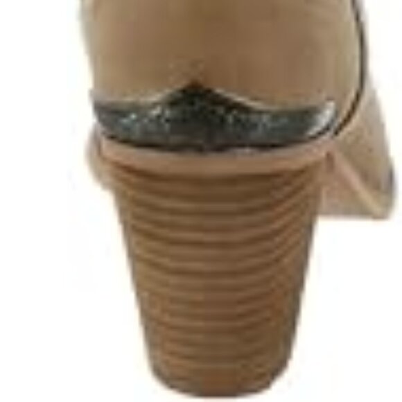 NEW VOLATILE Preston Western High Heel Shaft Boots beige 563tn - Picture 7 of 7